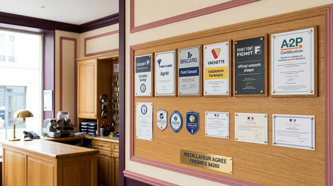 Installateur agréé Fresnes - liste des marques posées